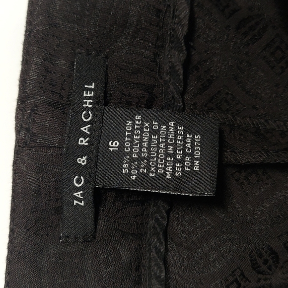 Zac and Rachel Slim Crop Pants Size 16 - Picture 8 of 12